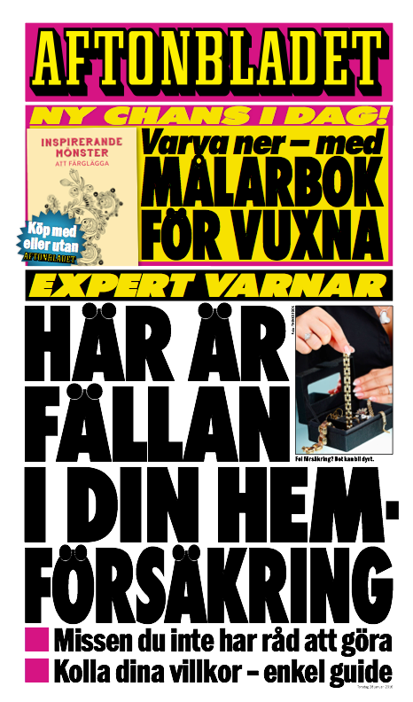 Dagens löp på Aftonbladet